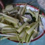 I was offered Indonesia\'s tradition sticky rice wrapped in coconut leaves
