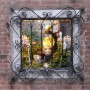 Beautiful window display outside a house