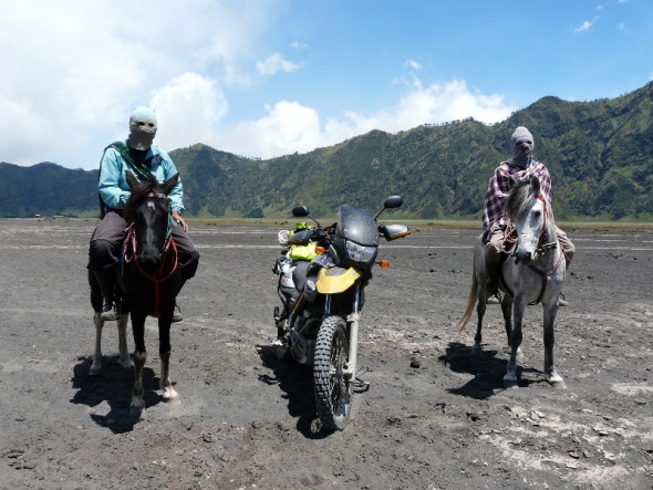 Horsing around with the horsemen of Mt. Bromo