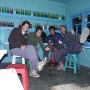 Sharing laughs & travel tales with other travellers - Julia (US), Josephine (Sweden) & Stefan (Malta)