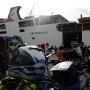 Inside port area, awaiting embarkation onboard the RoRo M/V KM Kumala
