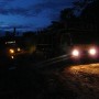 Same thing as the day ... stuck in the mud