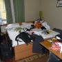 Mess at hotel room