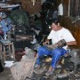 I'm told this is the best and most famous cobbler in the whole of ChiangMai. I was lucky he agreed to repair my boot as his shop (no sign above it) is closed most of the time. Thai Airways give him their business.