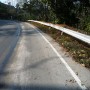 The culprit - spilled diesel on the road. Photo courtesy of Anja.