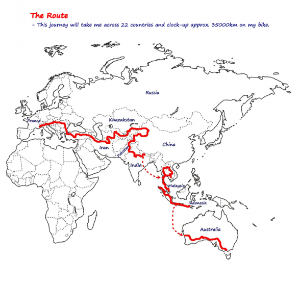 The route