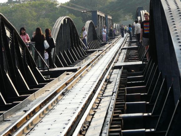 The infamous Bridge over the River Kwai