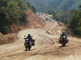 We travese across hills and countryside roads