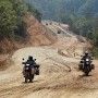 We travese across hills and countryside roads