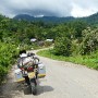This is the kind of quiet country road of South Kalimantan that greeted me. Loved it.